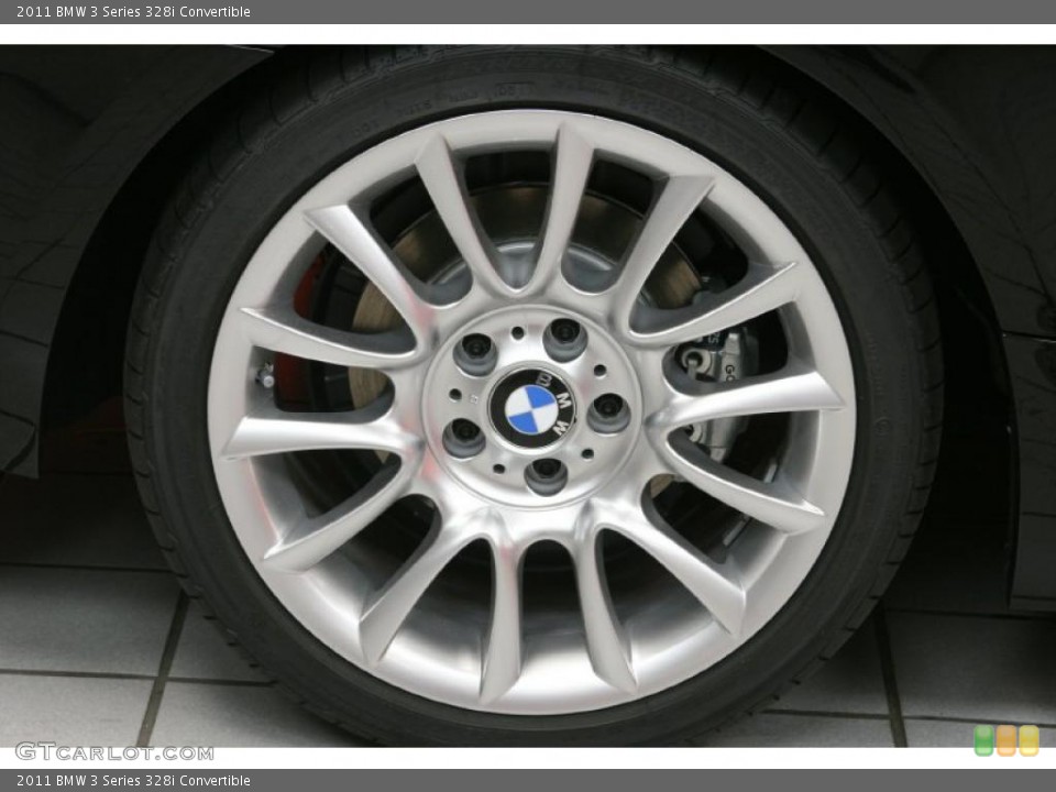 2011 BMW 3 Series 328i Convertible Wheel and Tire Photo #48487209