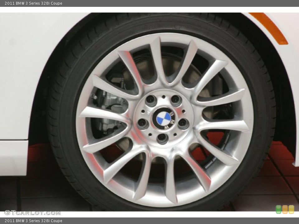 2011 BMW 3 Series 328i Coupe Wheel and Tire Photo #48487518