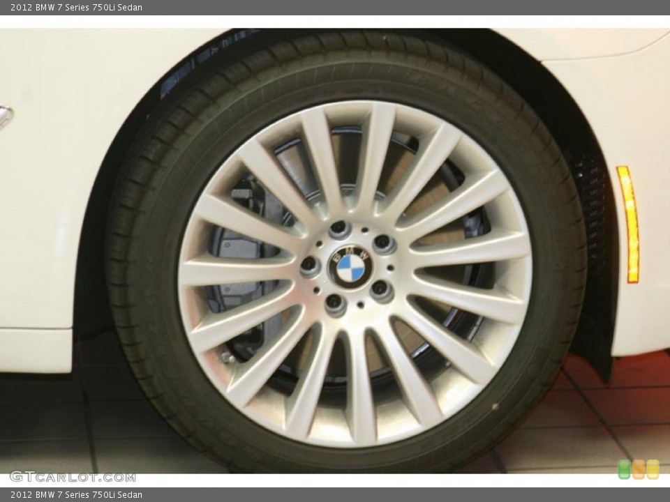 2012 BMW 7 Series 750Li Sedan Wheel and Tire Photo #48489634