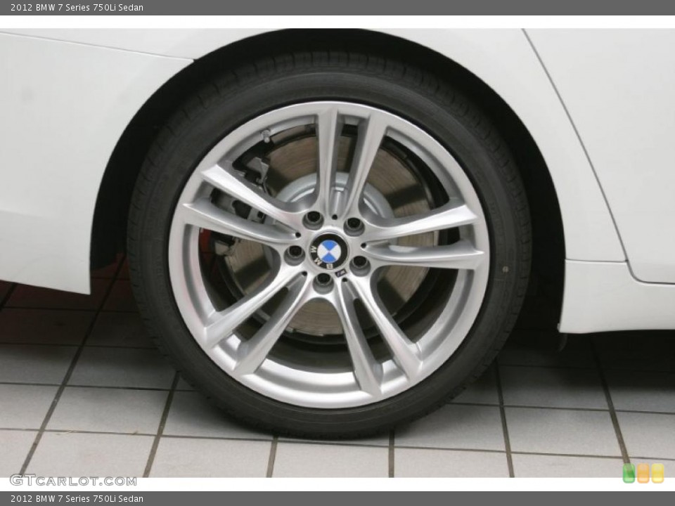 2012 BMW 7 Series 750Li Sedan Wheel and Tire Photo #48489961