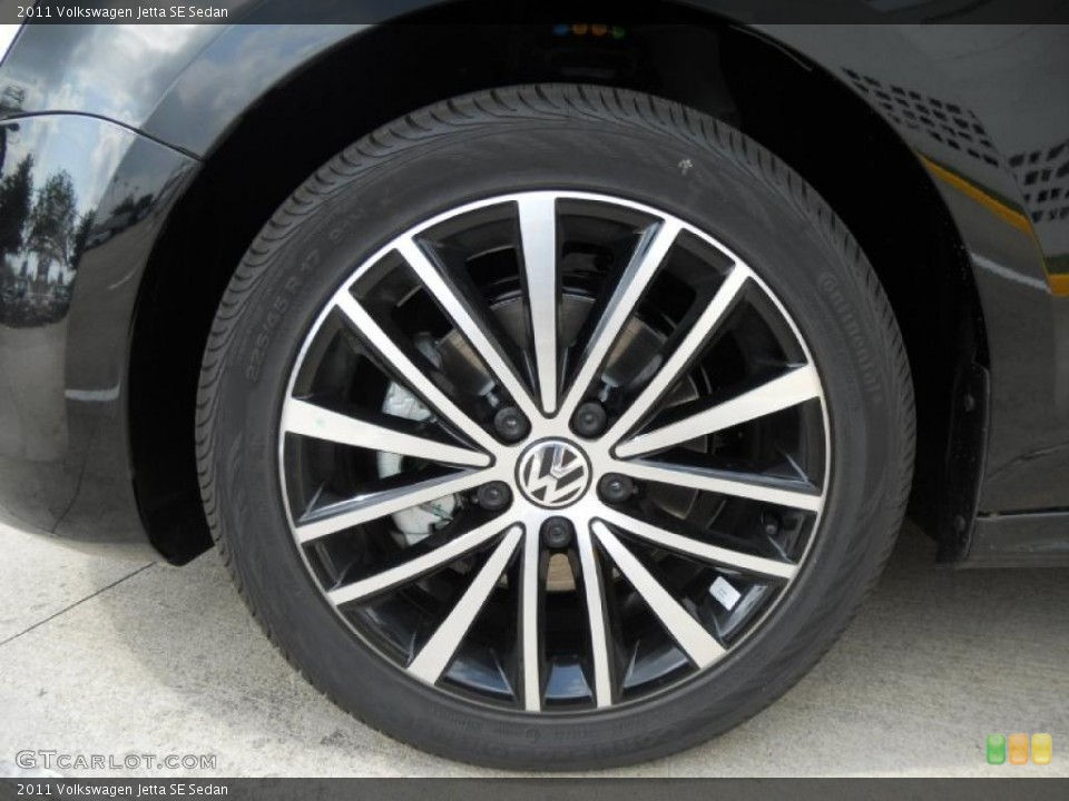 2011 Volkswagen Jetta SE Sedan Wheel and Tire Photo #48497932