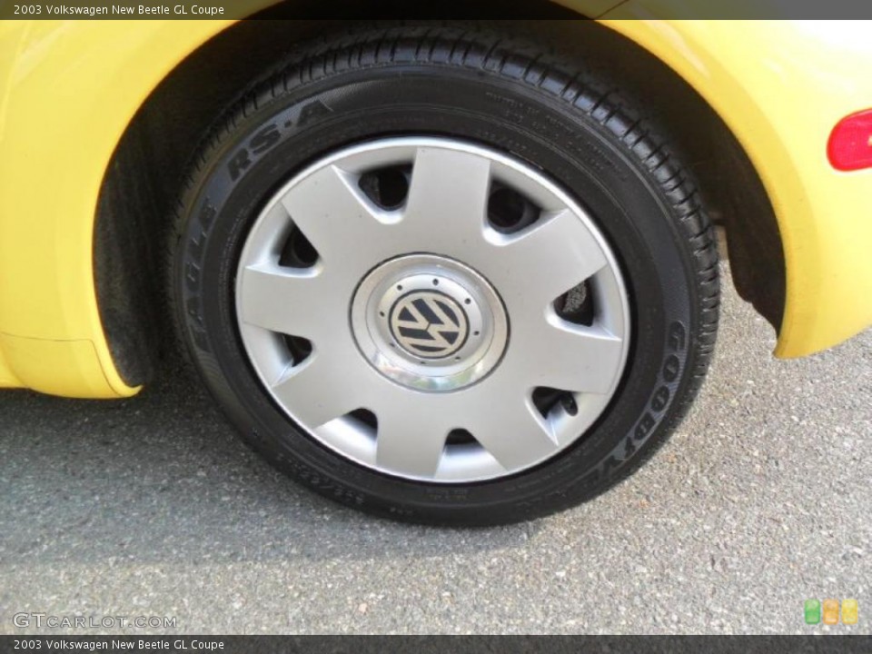 2003 Volkswagen New Beetle GL Coupe Wheel and Tire Photo #48501925