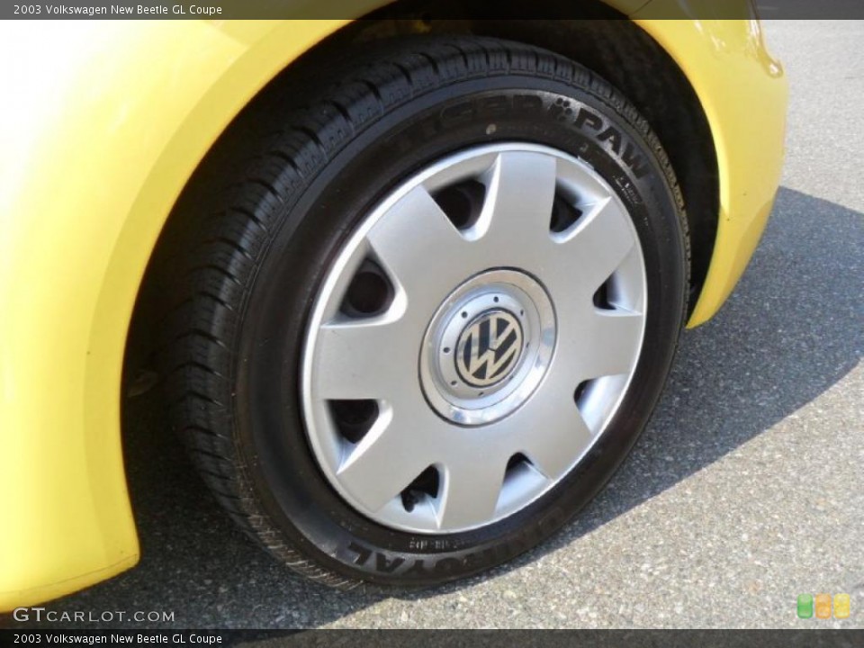 2003 Volkswagen New Beetle GL Coupe Wheel and Tire Photo #48501946