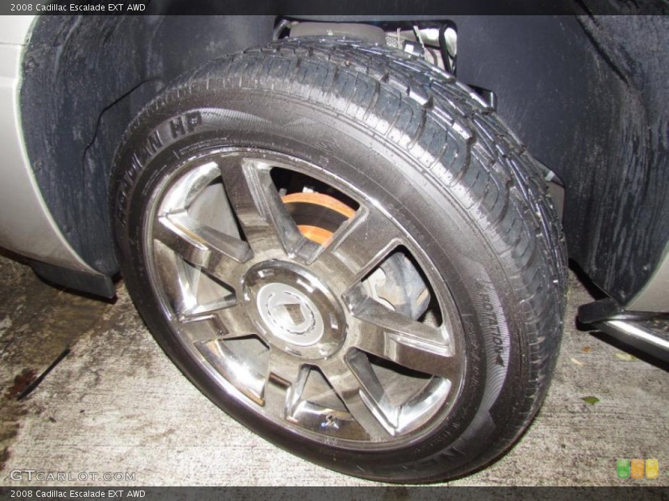 2008 Cadillac Escalade EXT AWD Wheel and Tire Photo #48508380