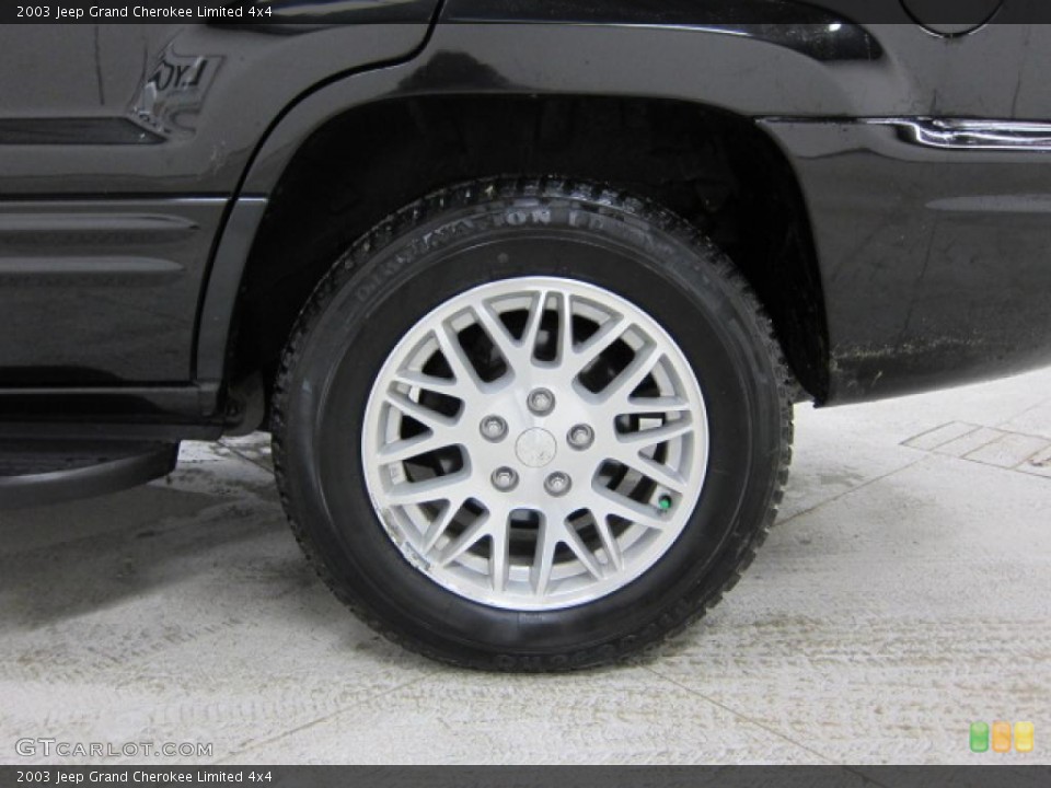 1996 Jeep grand cherokee limited tire specs