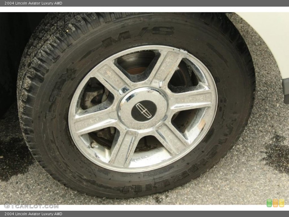 2004 Lincoln Aviator Luxury AWD Wheel and Tire Photo #48510490