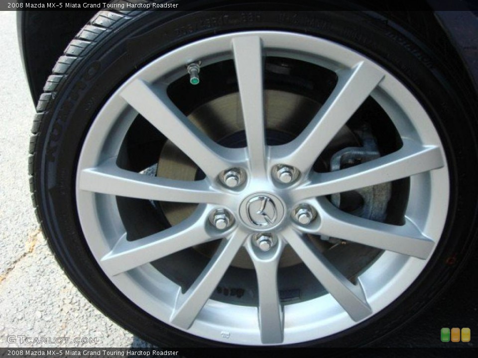 2008 Mazda MX-5 Miata Grand Touring Hardtop Roadster Wheel and Tire Photo #48511183