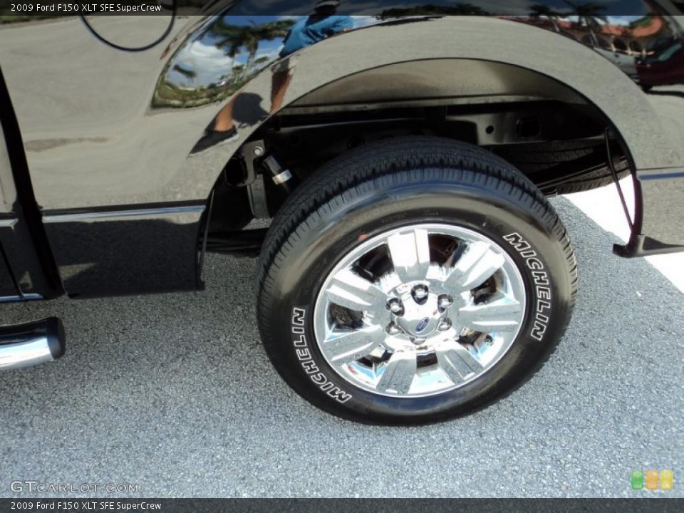 2009 Ford F150 XLT SFE SuperCrew Wheel and Tire Photo #48512530