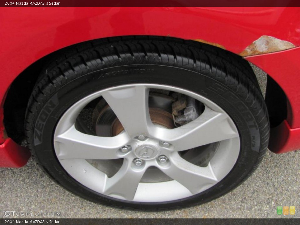 2004 Mazda MAZDA3 s Sedan Wheel and Tire Photo #48515083