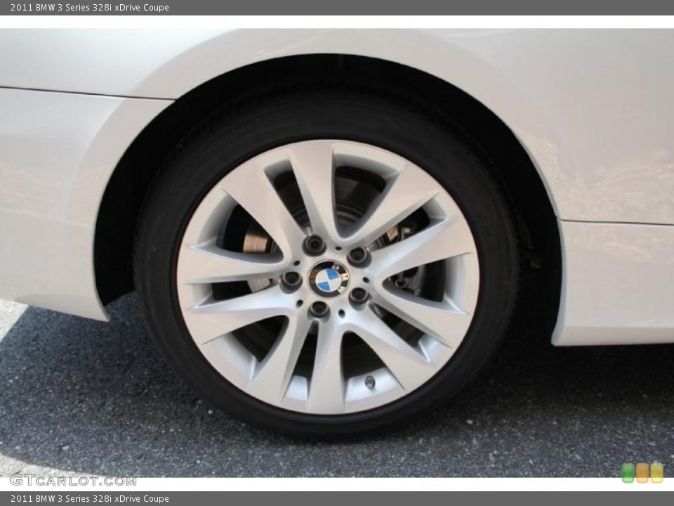 2011 BMW 3 Series 328i xDrive Coupe Wheel and Tire Photo #48516832