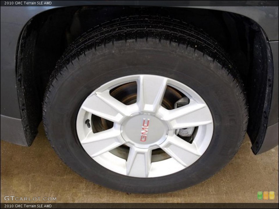 2010 GMC Terrain SLE AWD Wheel and Tire Photo #48516958