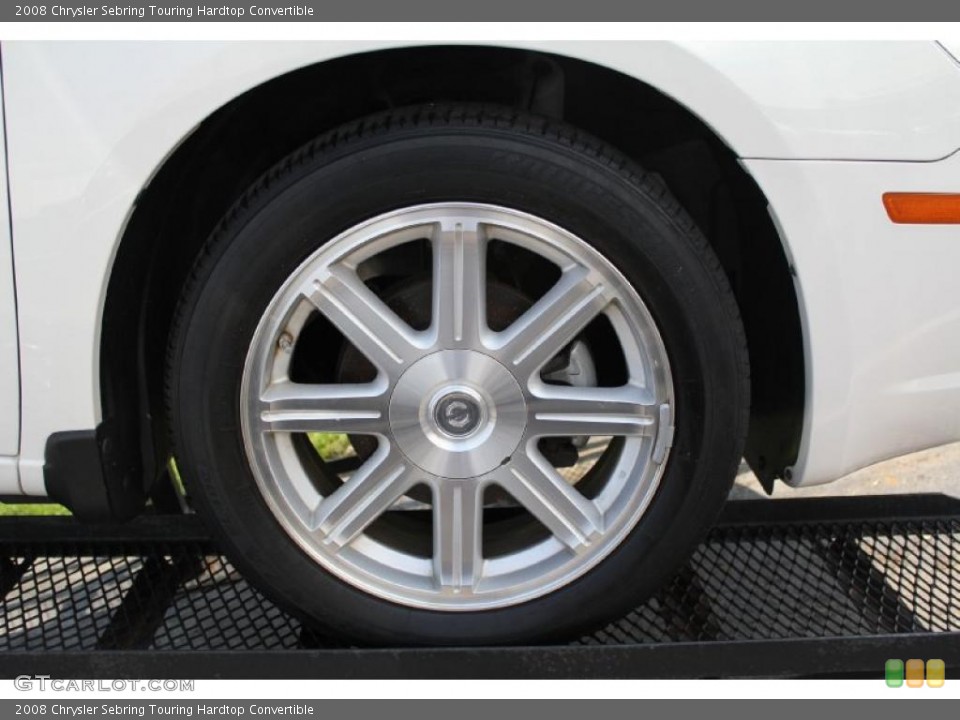 2008 Chrysler Sebring Touring Hardtop Convertible Wheel and Tire Photo #48518194