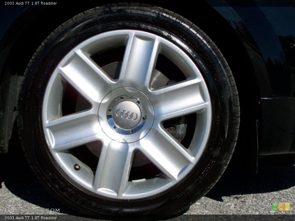 2003 Audi TT 1.8T Roadster Wheel and Tire Photo #48521950