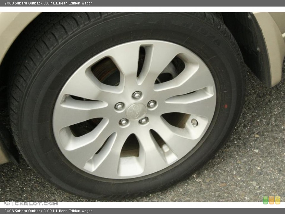 2008 Subaru Outback 3.0R L.L.Bean Edition Wagon Wheel and Tire Photo #48530576