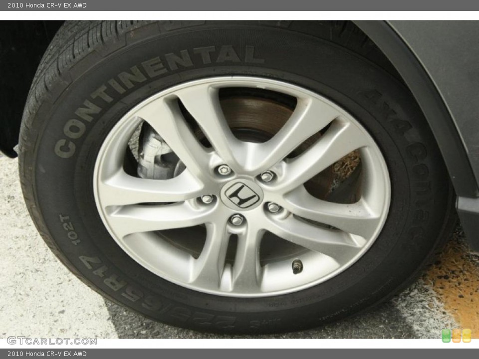 2010 Honda CR-V EX AWD Wheel and Tire Photo #48530813