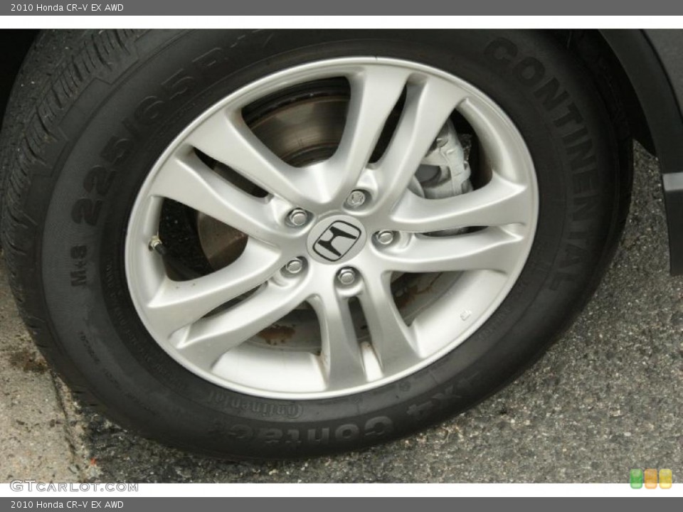 2010 Honda CR-V EX AWD Wheel and Tire Photo #48530819