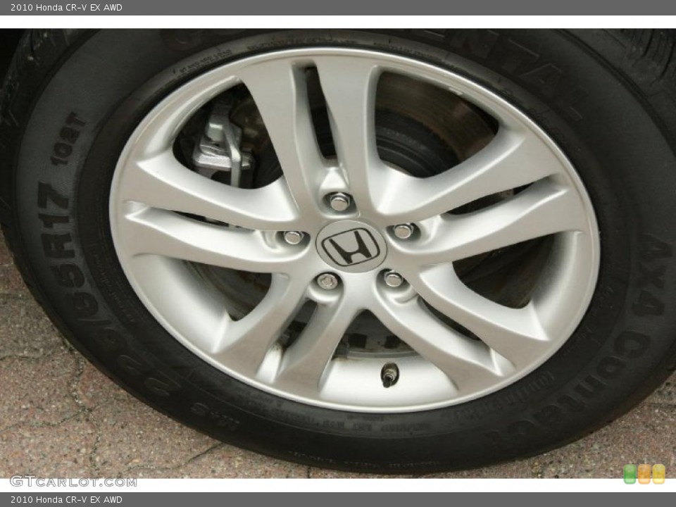 2010 Honda CR-V EX AWD Wheel and Tire Photo #48530828