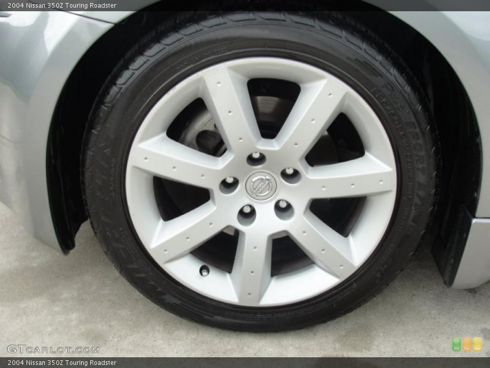 2004 Nissan 350Z Touring Roadster Wheel and Tire Photo #48536042