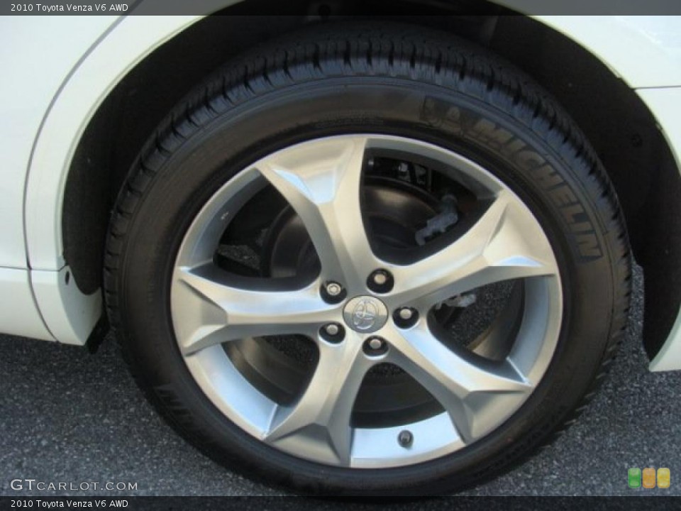2010 Toyota Venza V6 AWD Wheel and Tire Photo #48541802