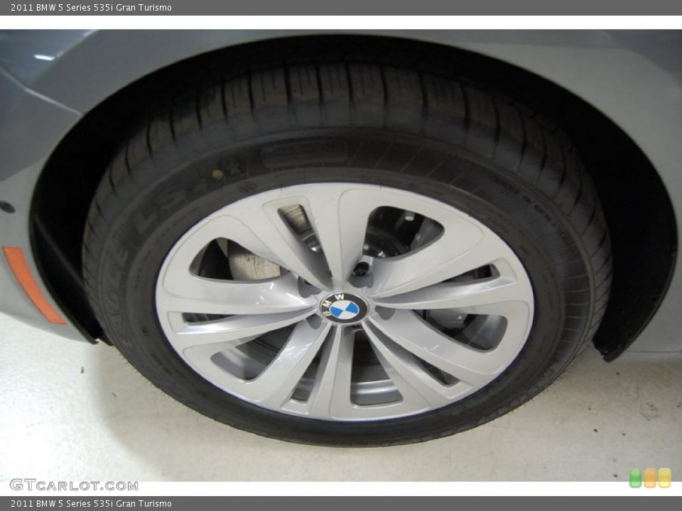 2011 BMW 5 Series 535i Gran Turismo Wheel and Tire Photo #48544214