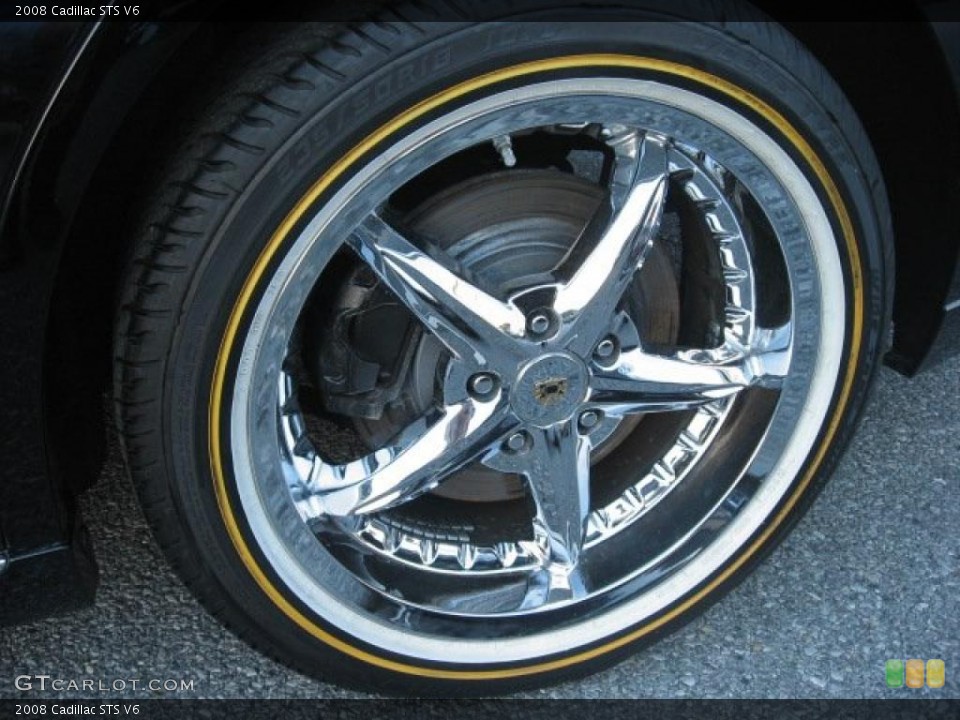2008 Cadillac STS Custom Wheel and Tire Photo #48545402