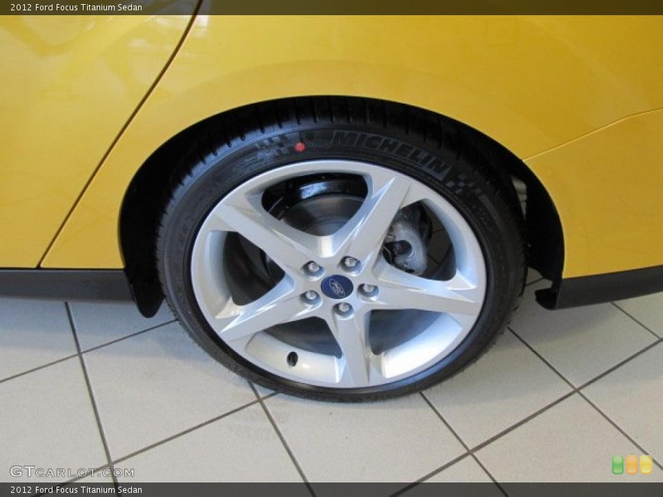 2012 Ford Focus Titanium Sedan Wheel and Tire Photo #48547154
