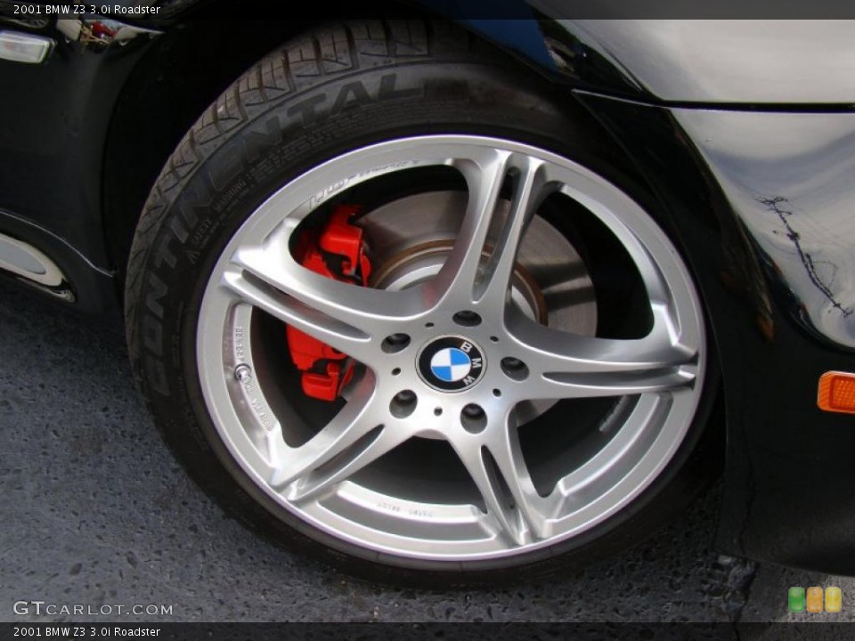 2001 BMW Z3 3.0i Roadster Wheel and Tire Photo #48558746