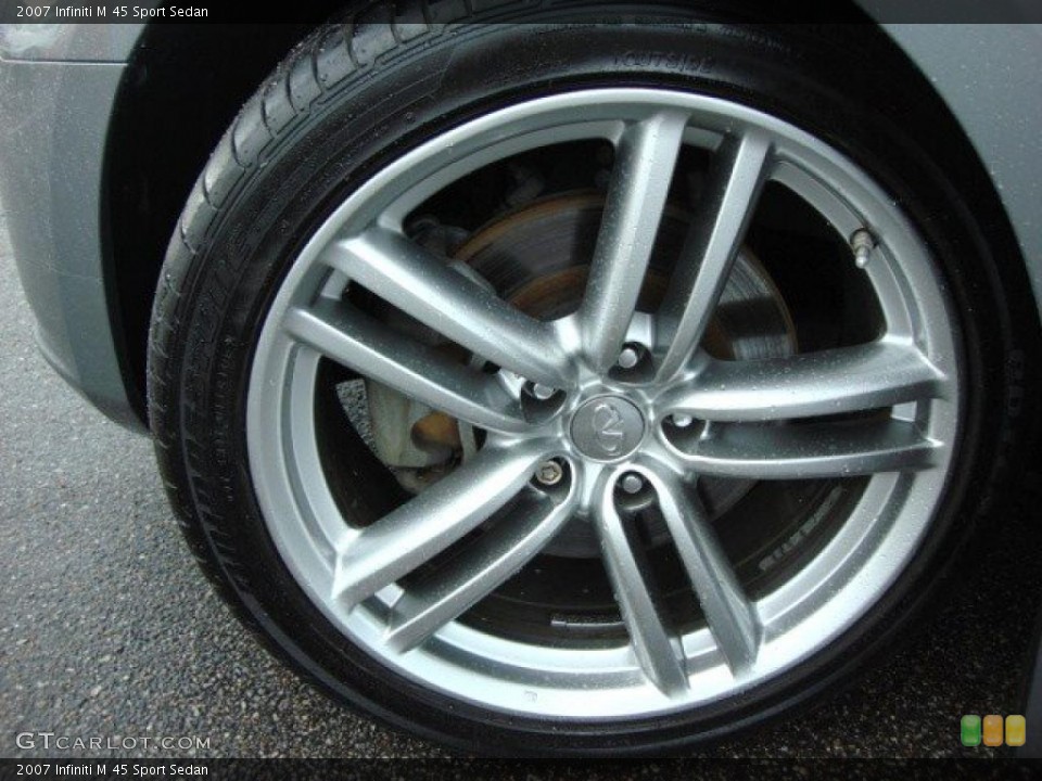 2007 Infiniti M 45 Sport Sedan Wheel and Tire Photo #48559634