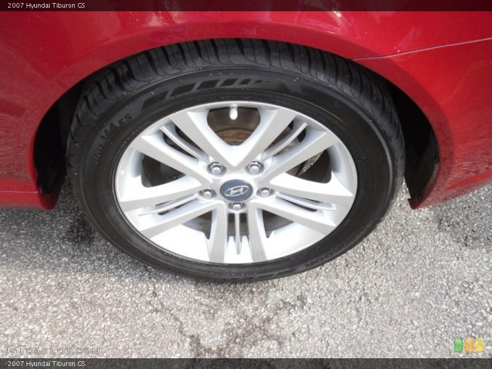 2007 Hyundai Tiburon GS Wheel and Tire Photo #48560282