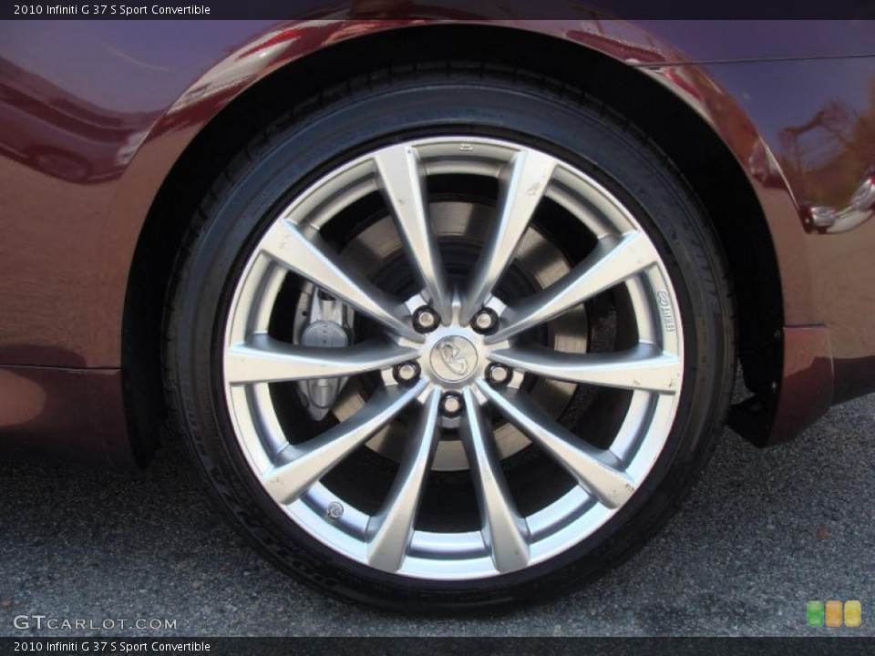2010 Infiniti G 37 S Sport Convertible Wheel and Tire Photo #48561464