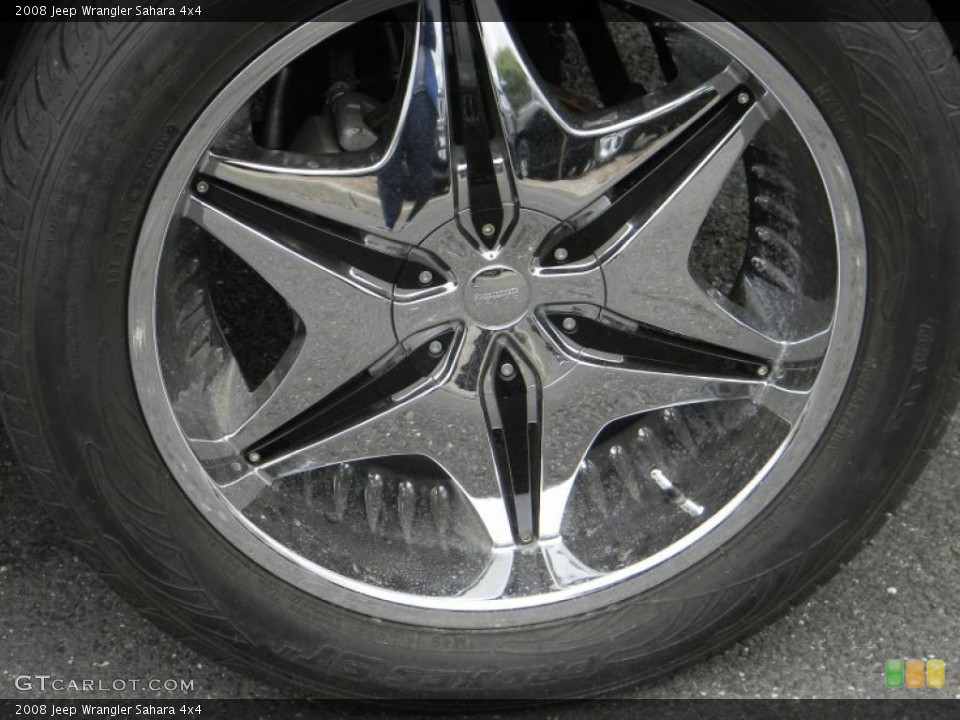 2008 Jeep Wrangler Custom Wheel and Tire Photo #48563980