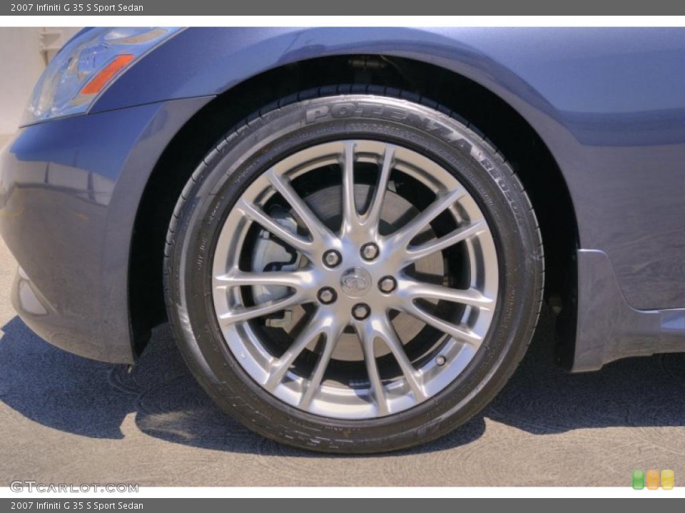 2007 Infiniti G 35 S Sport Sedan Wheel and Tire Photo #48565159