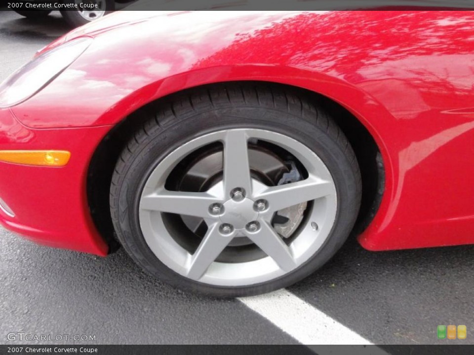 2007 Chevrolet Corvette Coupe Wheel and Tire Photo #48577601