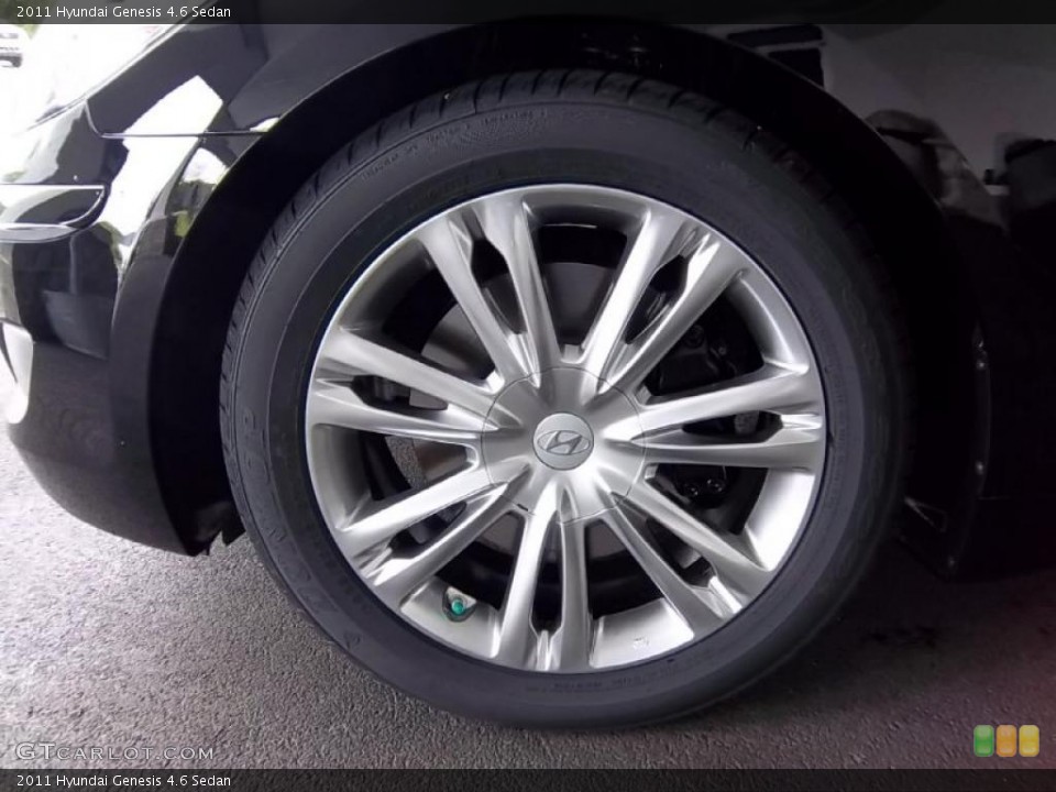 2011 Hyundai Genesis 4.6 Sedan Wheel and Tire Photo #48578376