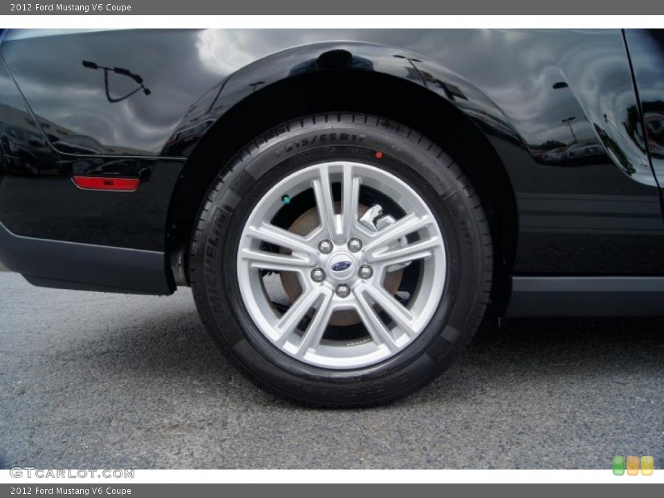 2012 Ford Mustang V6 Coupe Wheel and Tire Photo #48583333