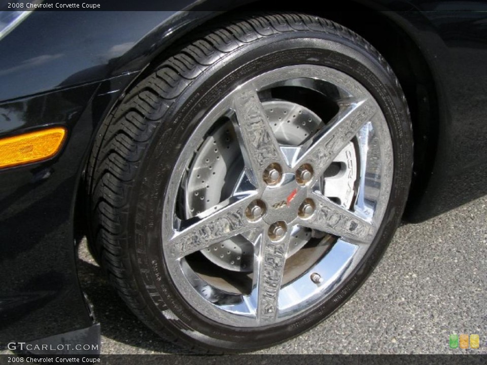 2008 Chevrolet Corvette Coupe Wheel and Tire Photo #48586270