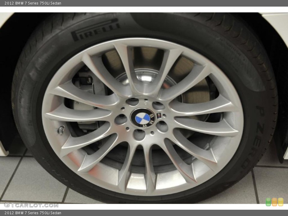 2012 BMW 7 Series 750Li Sedan Wheel and Tire Photo #48586555