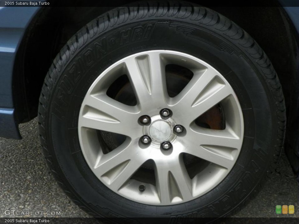 2005 Subaru Baja Turbo Wheel and Tire Photo #48592741
