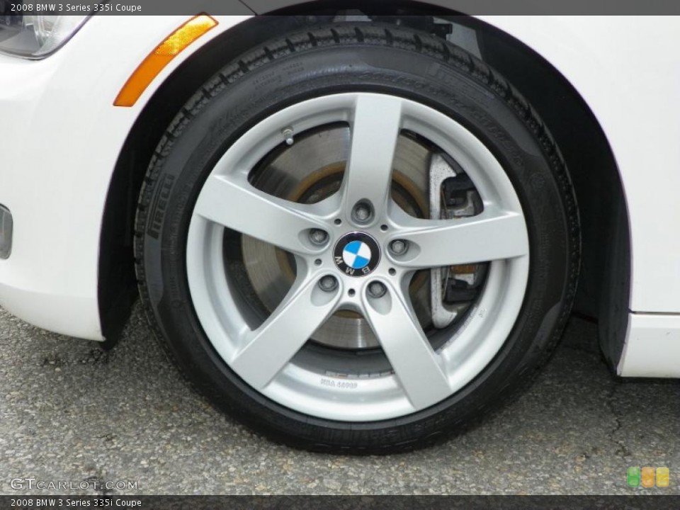 2008 BMW 3 Series 335i Coupe Wheel and Tire Photo #48593296