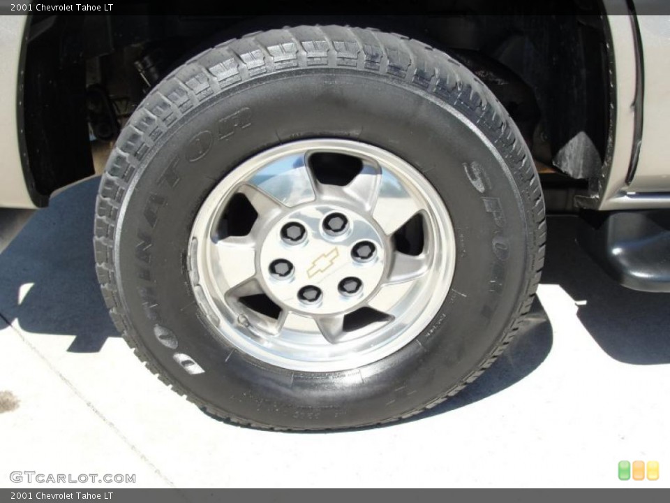 2001 Chevrolet Tahoe LT Wheel and Tire Photo #48608167