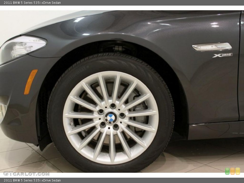 2011 BMW 5 Series 535i xDrive Sedan Wheel and Tire Photo #48611864