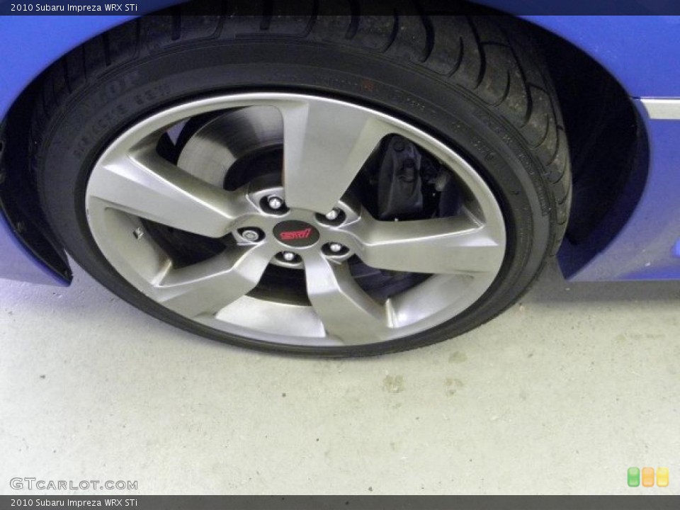 2010 Subaru Impreza WRX STi Wheel and Tire Photo #48612746