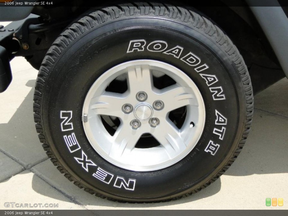 2006 Jeep Wrangler SE 4x4 Wheel and Tire Photo #48613616