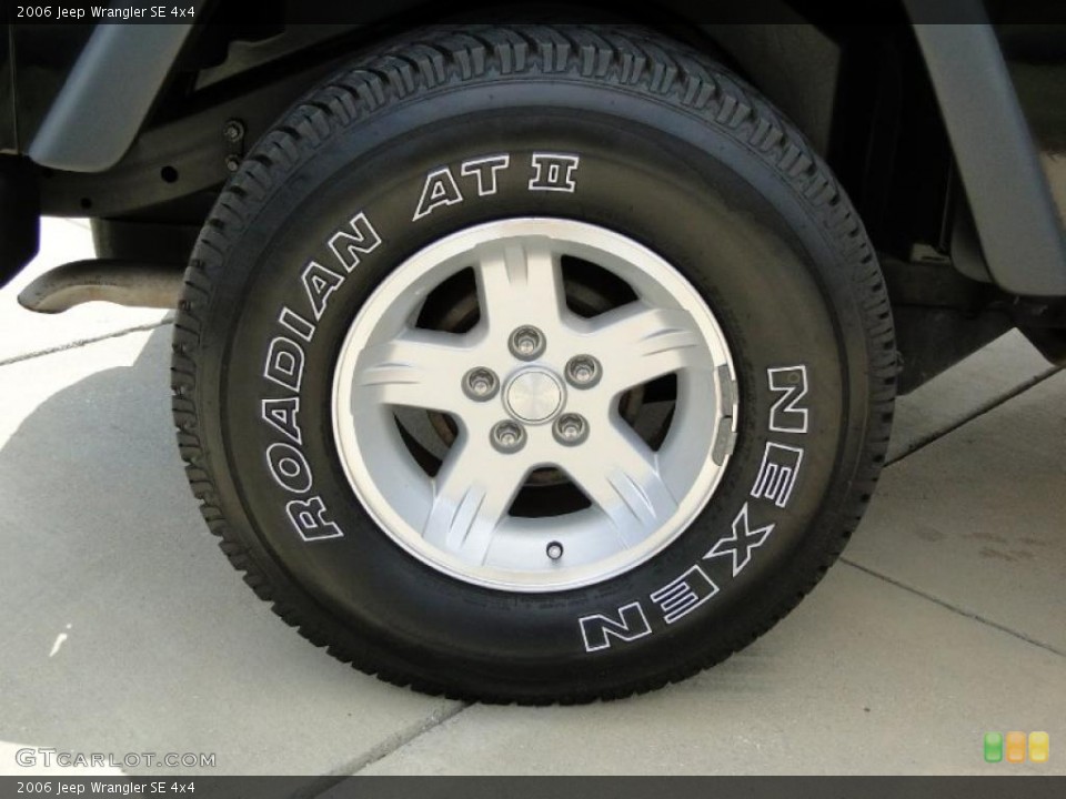 2006 Jeep Wrangler SE 4x4 Wheel and Tire Photo #48613646
