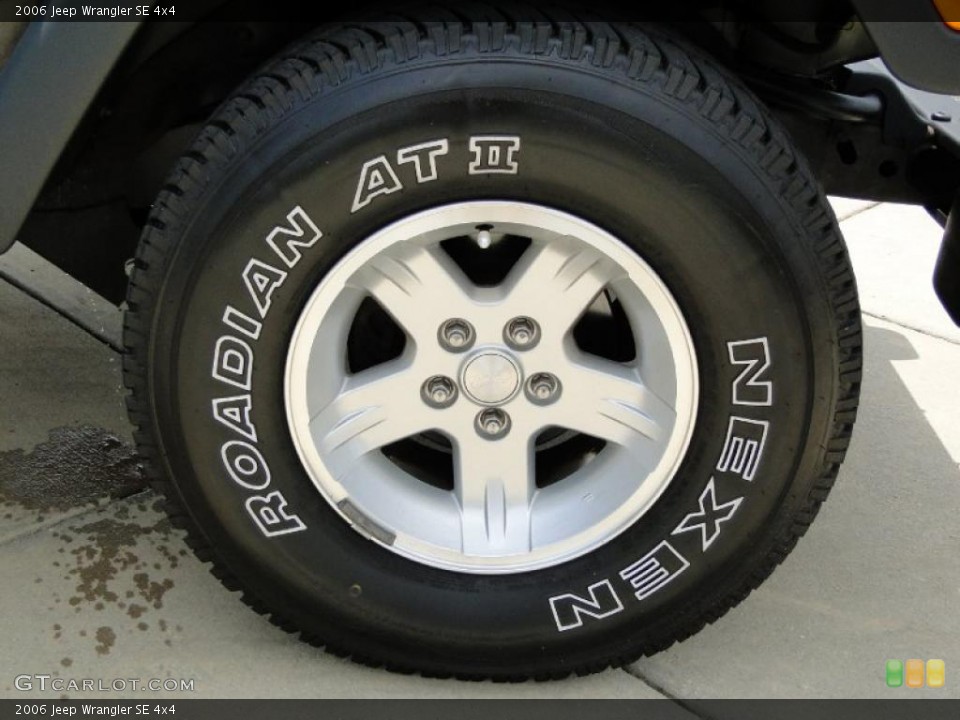 2006 Jeep Wrangler SE 4x4 Wheel and Tire Photo #48613661
