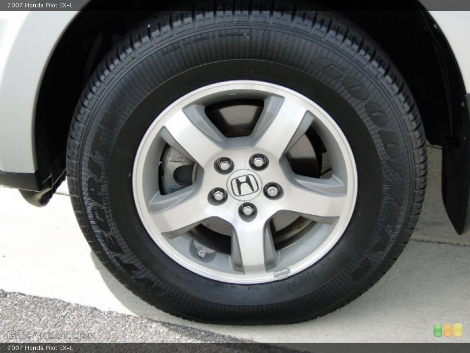 2007 Honda Pilot EX-L Wheel and Tire Photo #48614849