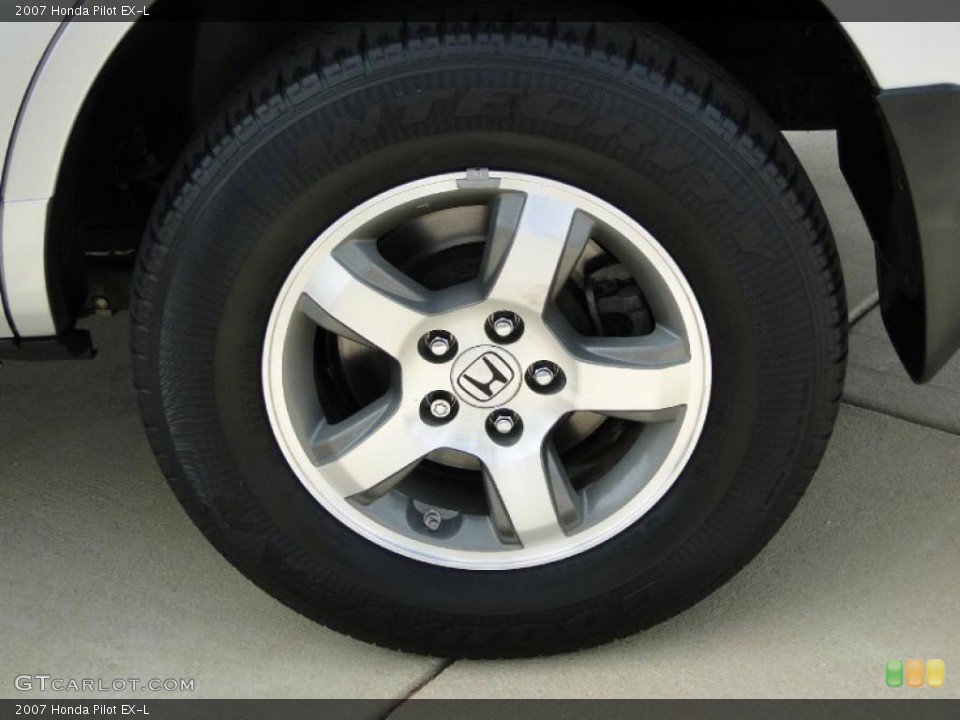 2007 Honda Pilot EX-L Wheel and Tire Photo #48614864