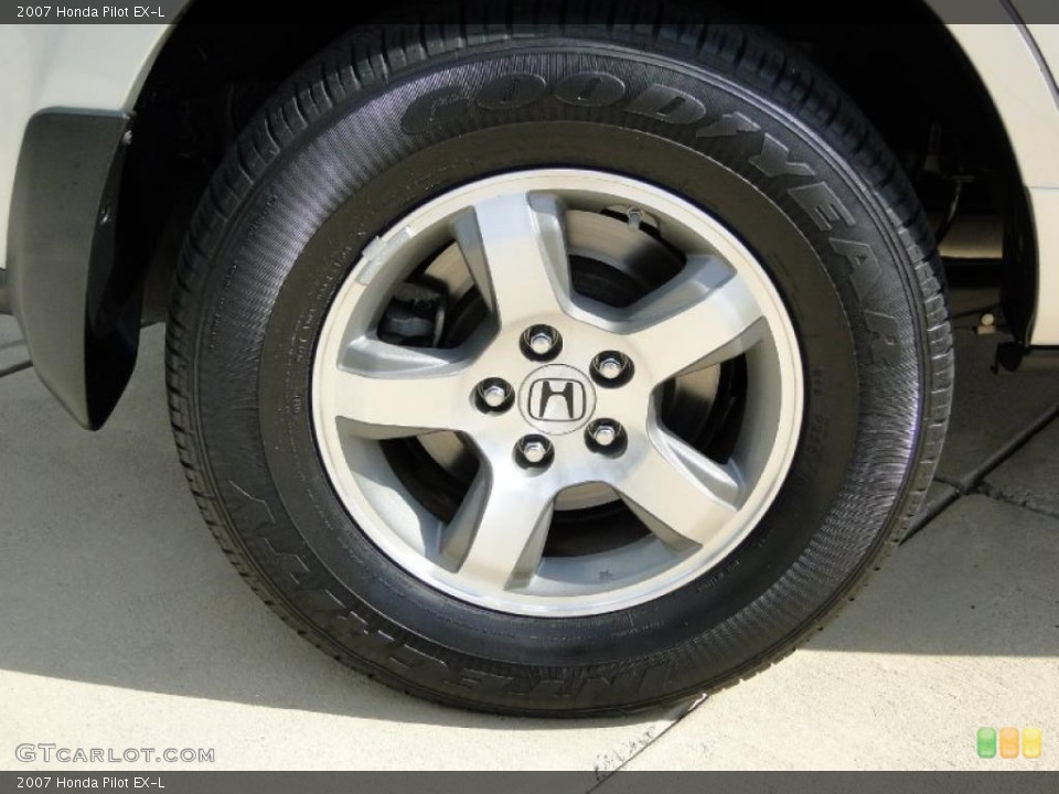 2007 Honda Pilot EX-L Wheel and Tire Photo #48614879