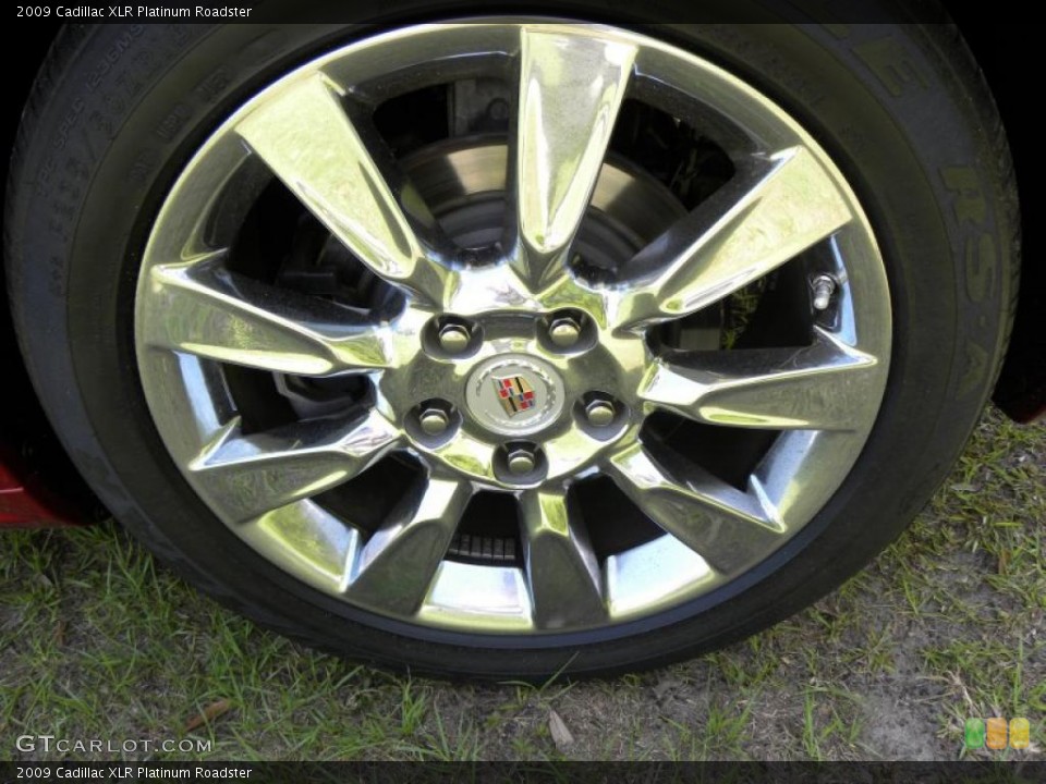 2009 Cadillac XLR Platinum Roadster Wheel and Tire Photo #48616229