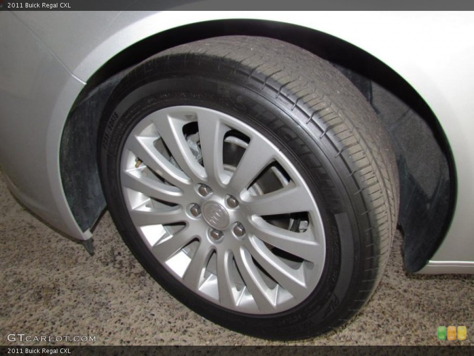2011 Buick Regal CXL Wheel and Tire Photo #48621692
